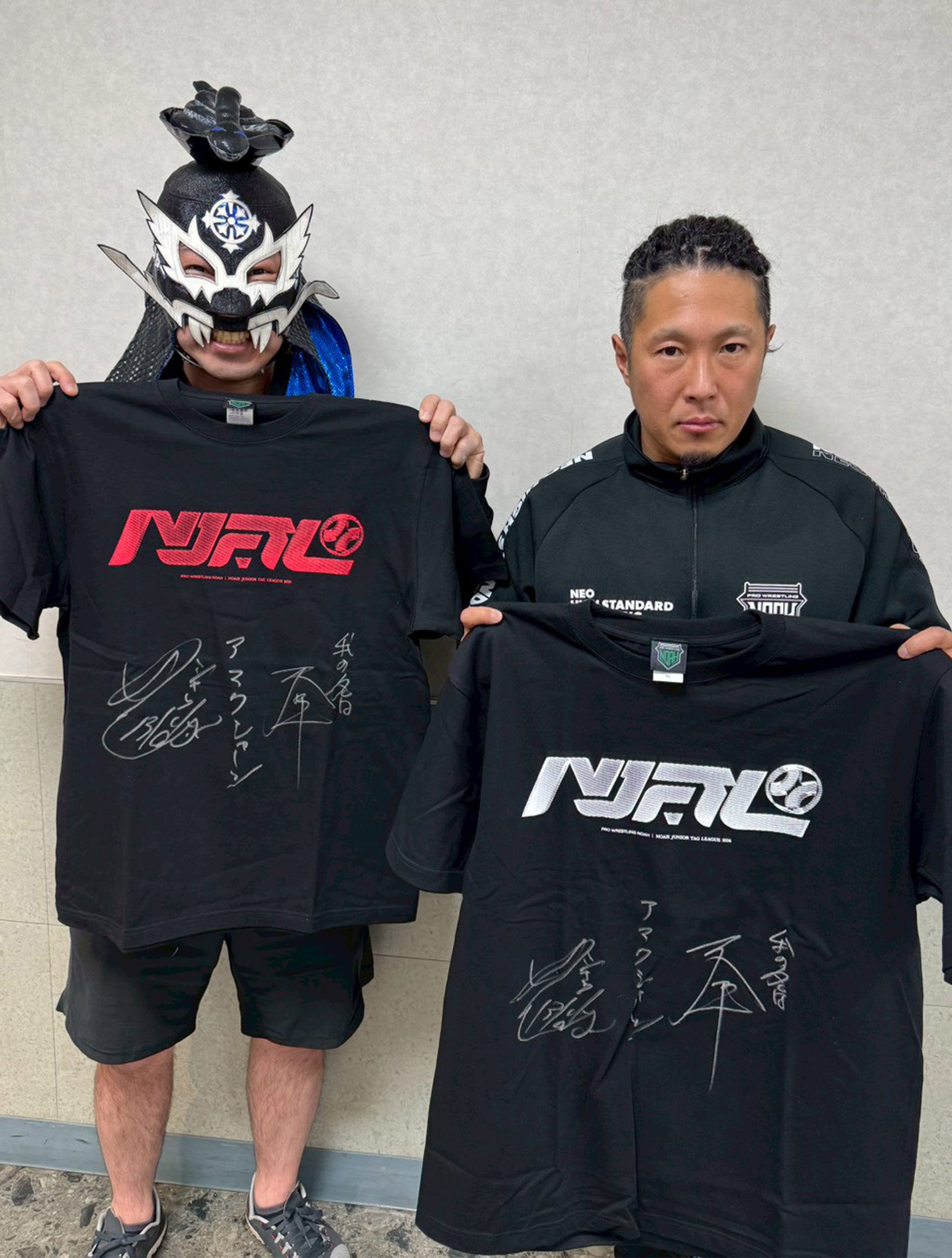 選手直筆サイン入り】NOAH Jr. TAG LEAGUE 2026 ツアーTシャツ