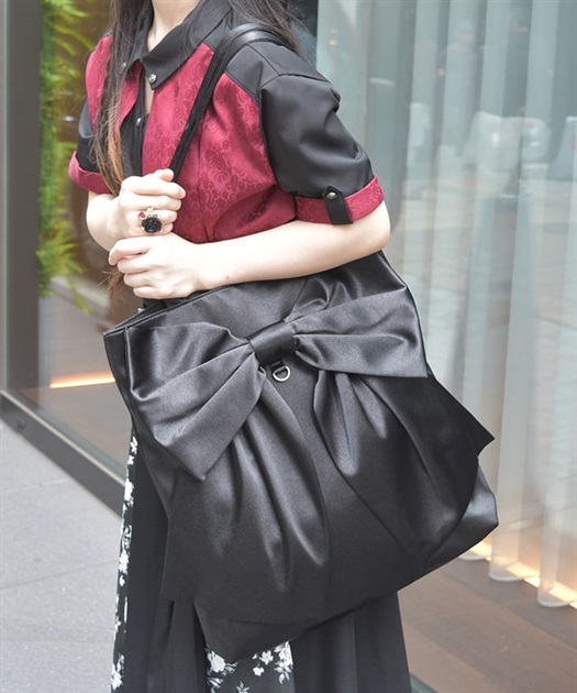 タテ型ビッグリボントート | axes femme | axes femme online shop