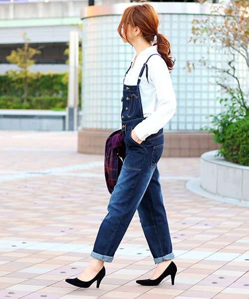 ゆるサロペット オーバーオールデニムパンツ｜オーバーオール