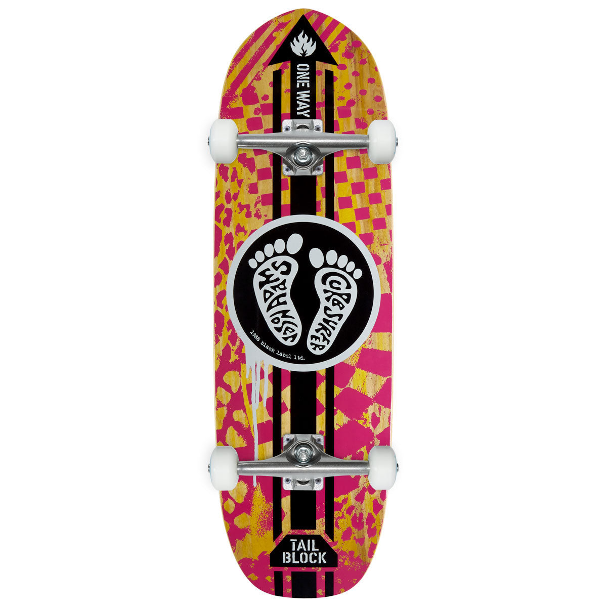 Black Label Jason Adams Curb Surfer Custom Shape Skateboard