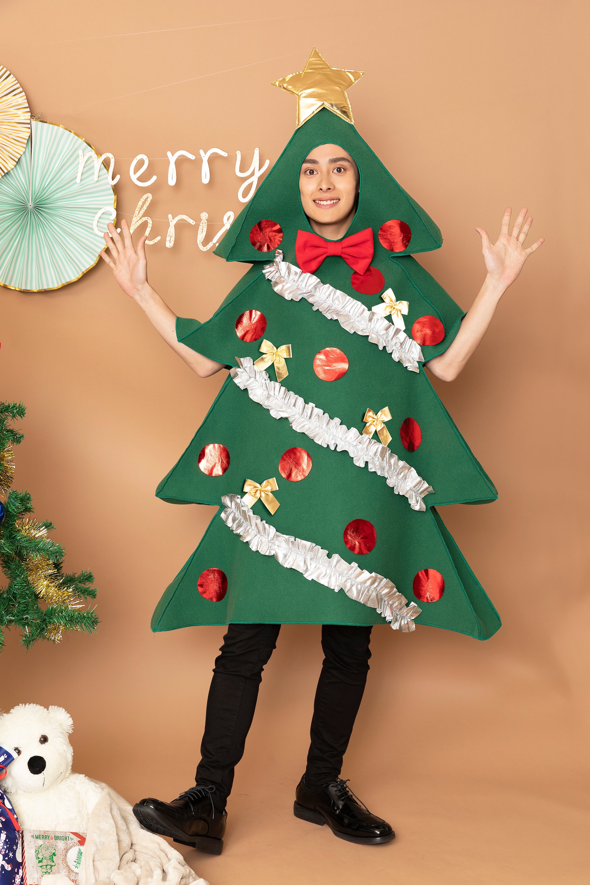 コスプレ クリスマス ツリー 着ぐるみ スーパーツリーマン メンズ