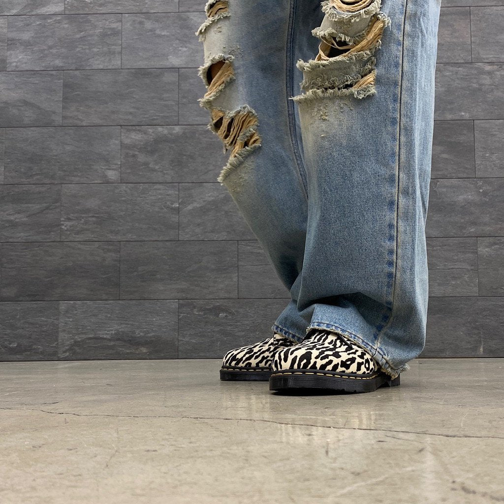 Dr.Martens | LEOPARD 3EYE SHOE #WHITE [DRMARTENS-WM-SH02]_WACKO