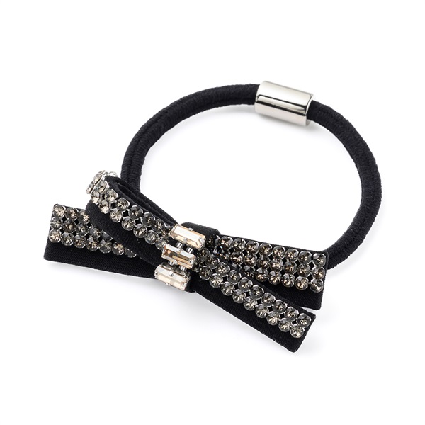 販路限定】クリスタルメッシュレイヤー ポニー(ブラックミックス