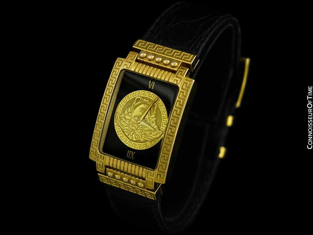 Owned & Worn by Prince - Gianni Versace Medusa Gold Tone Watch