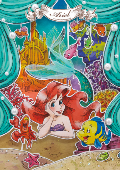 sisa 3Dポストカード ペーパーシアター アリエル S3647 | 2026年版手帳