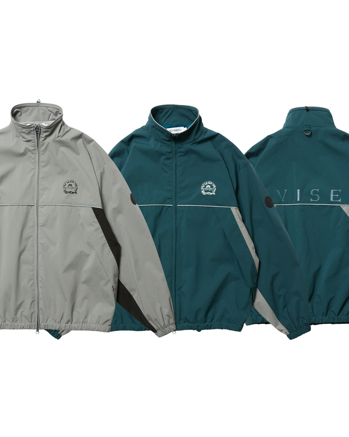EVIFUJI NYLON JACKET - GREY – Evisen Skateboards ゑ (エビセン