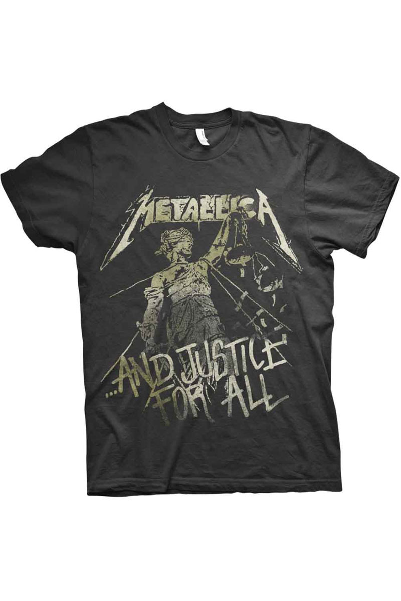 METALLICA バンドTシャツ ユニセックス : JUSTICE VINTAGE / ロック
