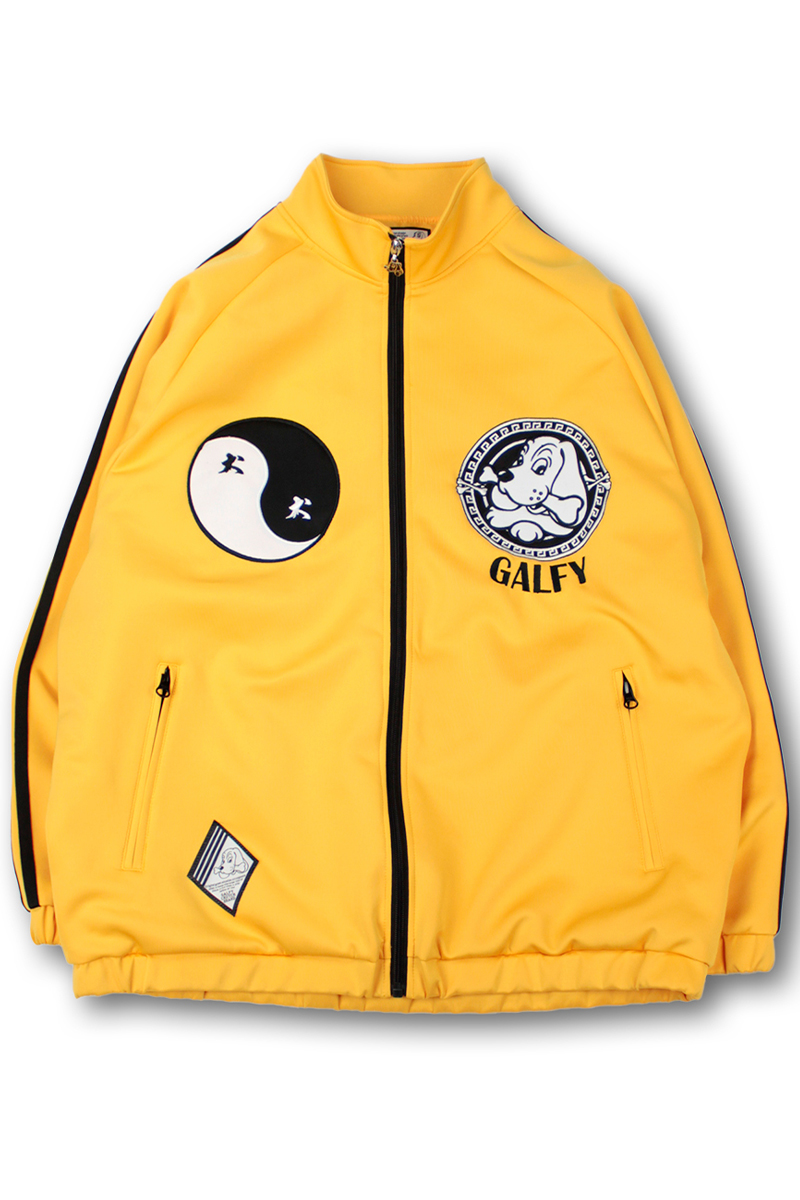 GALFY (ガルフィー) 少林寺犬法トラックジャケット YELLOW / ロック
