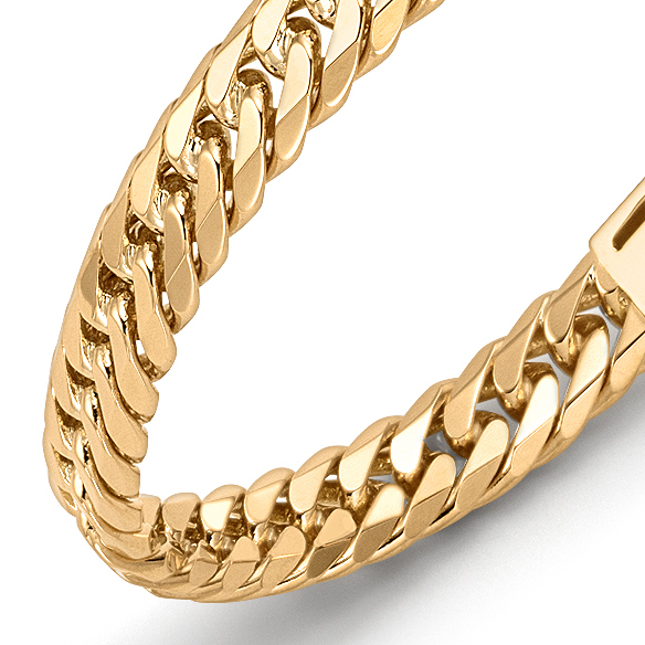 K18イエローゴールド キヘイバングル（6面カットダブル) | 高品質 金