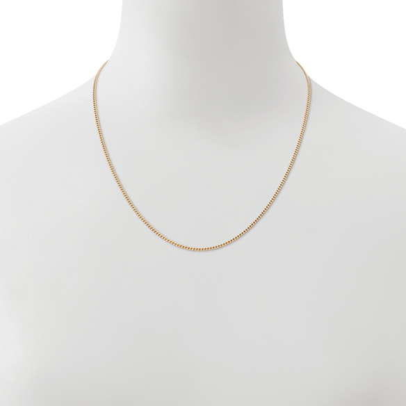 K18イエローゴールド キヘイネックレス （2面カット） 5g/45cm | 高