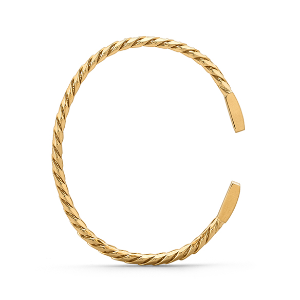 K18イエローゴールド キヘイバングル（6面カットダブル) | 高品質 金