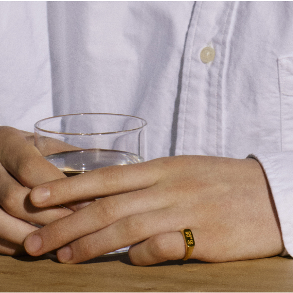 K18イエローゴールド リング トラック | 高品質 金・プラチナ