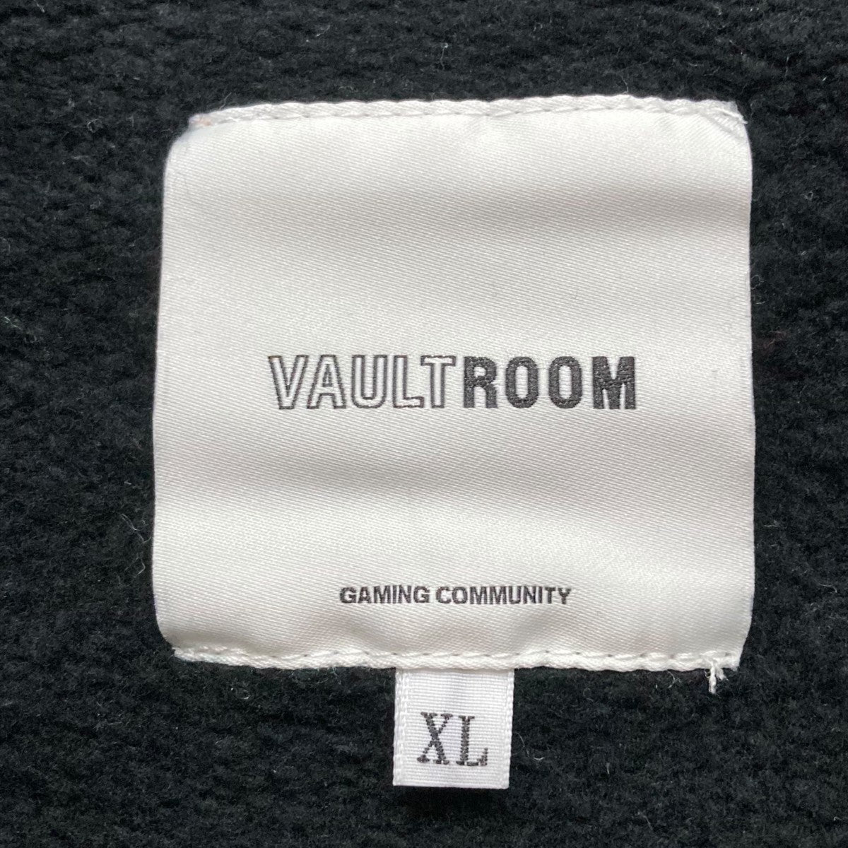 VAULTROOM(ボルトルーム) プルオーバーパーカー ブラック サイズ XL
