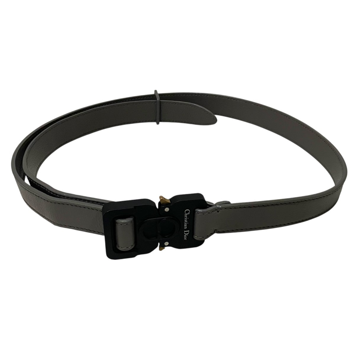 DIOR(ディオール) ローラーコースターバックルベルト グレー サイズ