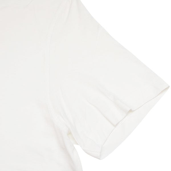 HERMES(エルメス) 裾H刺繍クルーネックTシャツ ホワイト サイズ XL