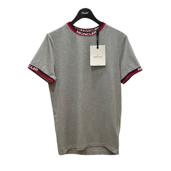 MONCLER(モンクレール) MAGLIA T-SHIRT ロゴリンガーT 杢グレー サイズ