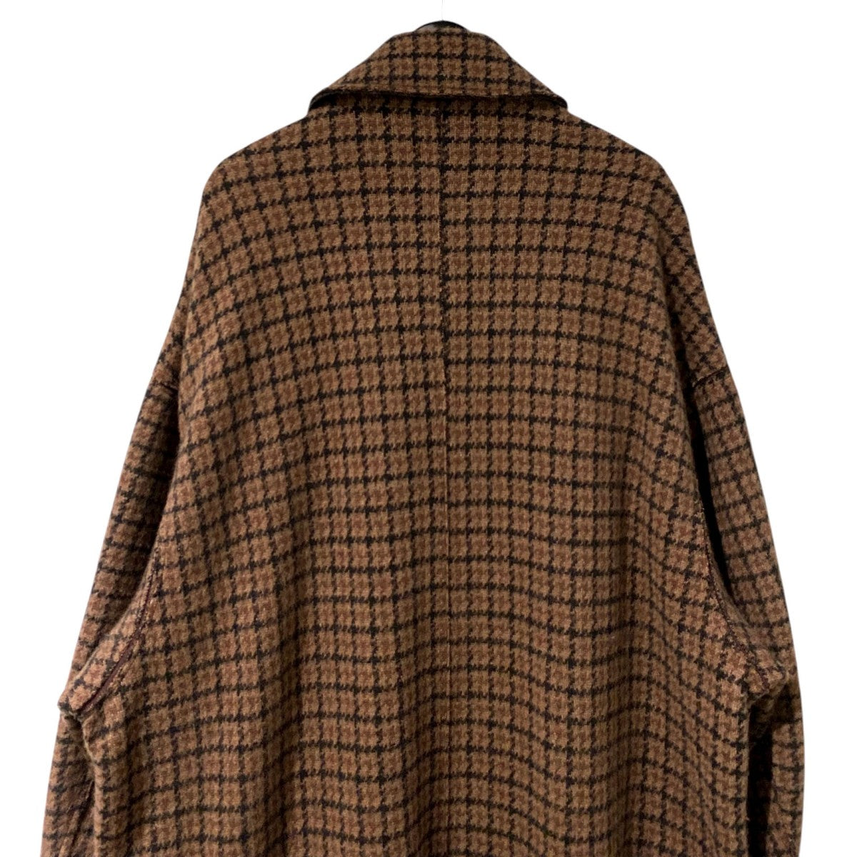 YOKE(ヨーク) DOUBLE JQUARD KNIT BAL COLLAR COATオーバーサイズ