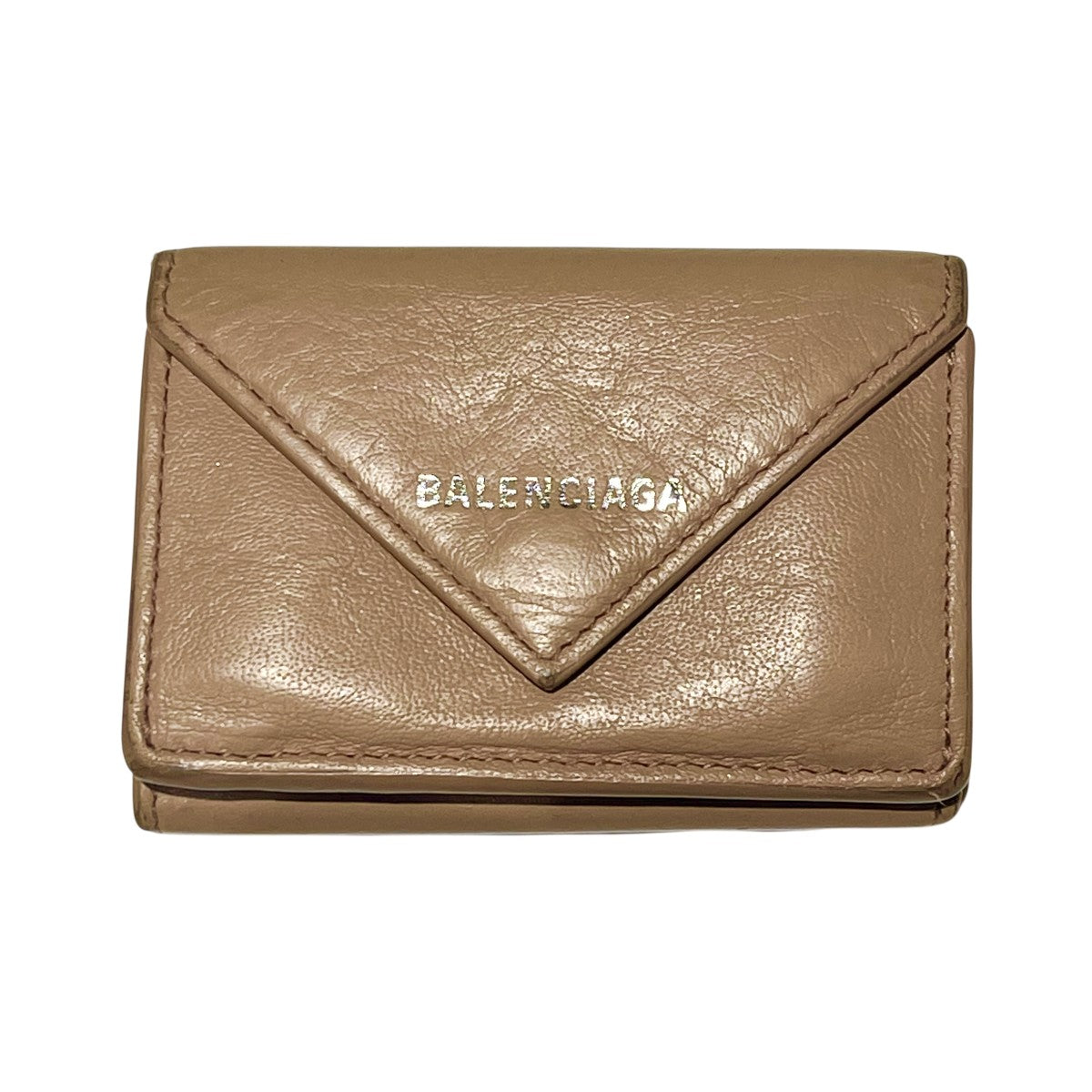 BALENCIAGA(バレンシアガ) ペーパーミニウォレット 3つ折り財布 391446