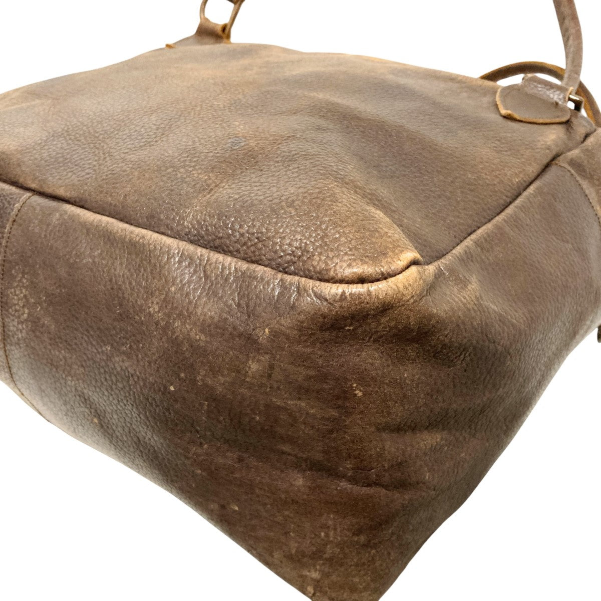 Paul Harnden(ポールハーデン) chunky bagレザーバッグ ブラウン