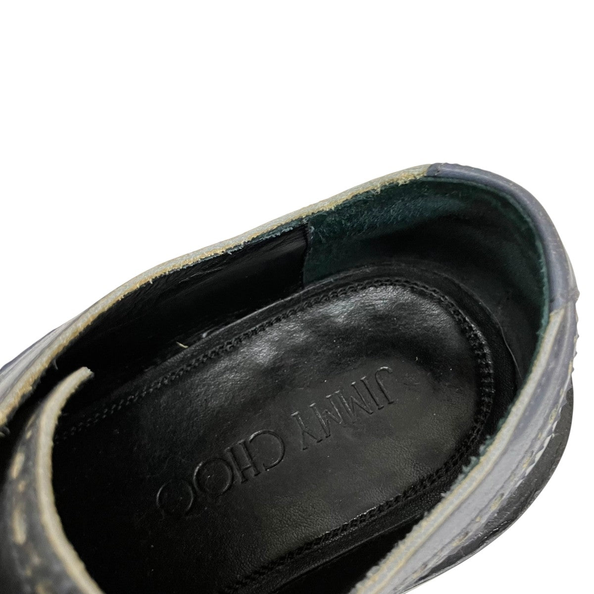 JIMMY CHOO(ジミーチュウ) ドレスシューズ ブルー サイズ 40(約25cm