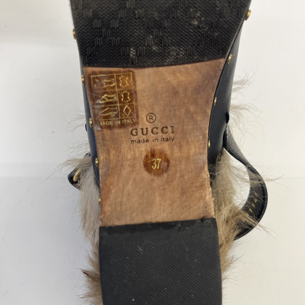 GUCCI(グッチ) サボサンダル397747 397747 ブラック サイズ 37｜【公式