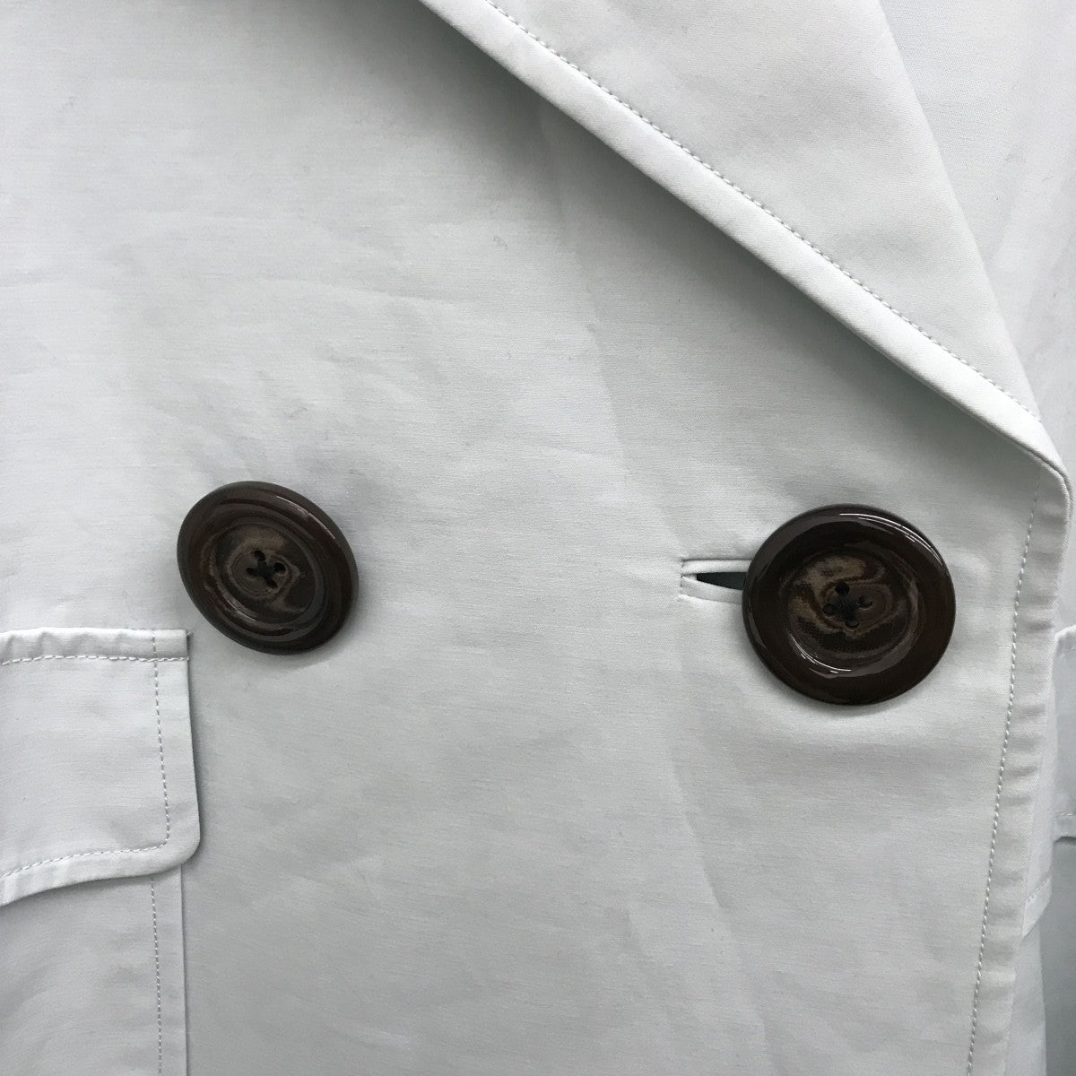 ENFOLD(エンフォルド) コットンダブルクロスBIGカラージャケット