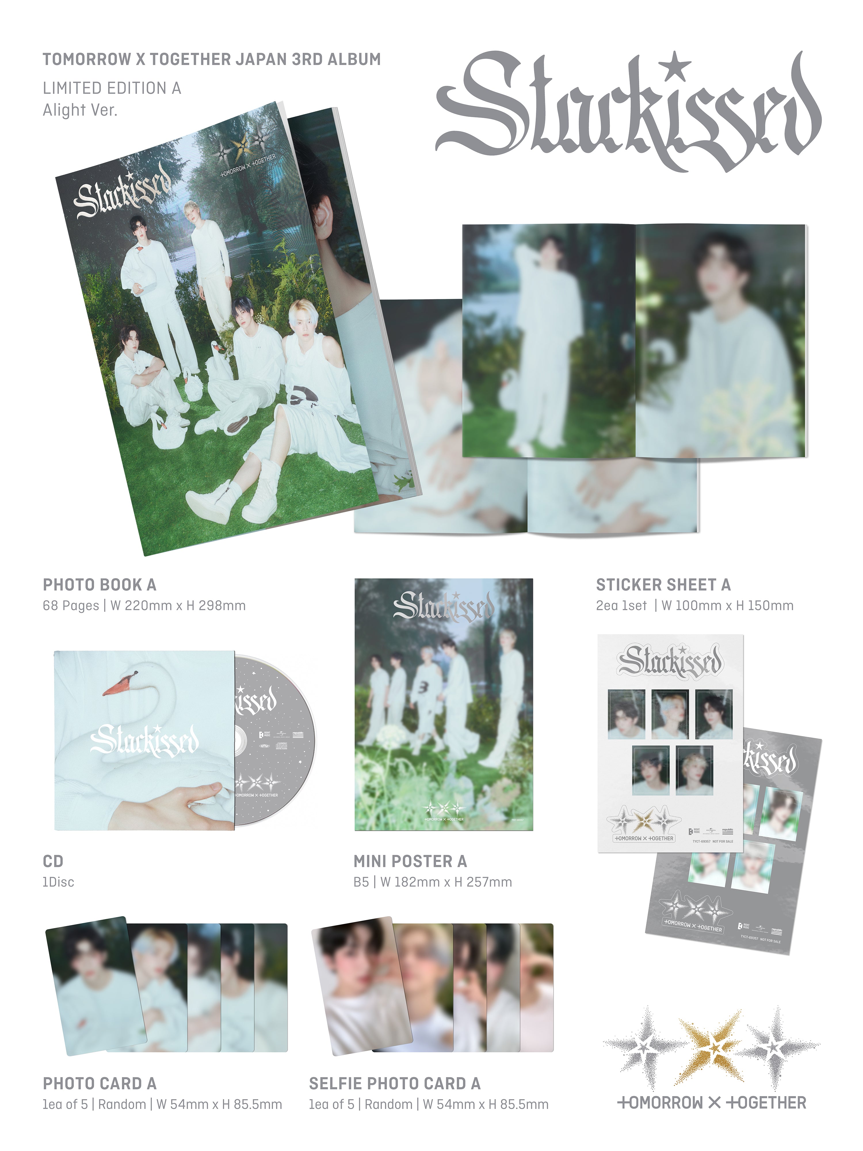 TOMORROW X TOGETHER - STARKISSED (3RD JAPANESE ALBUM) – Kpop Nara