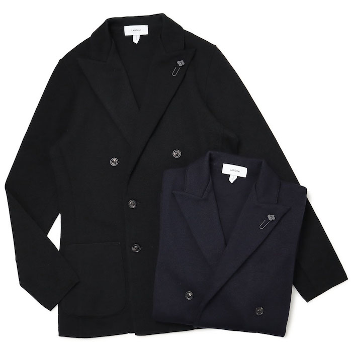 ラルディーニ / LARDINI / ダブル ニット ジャケット / ウール