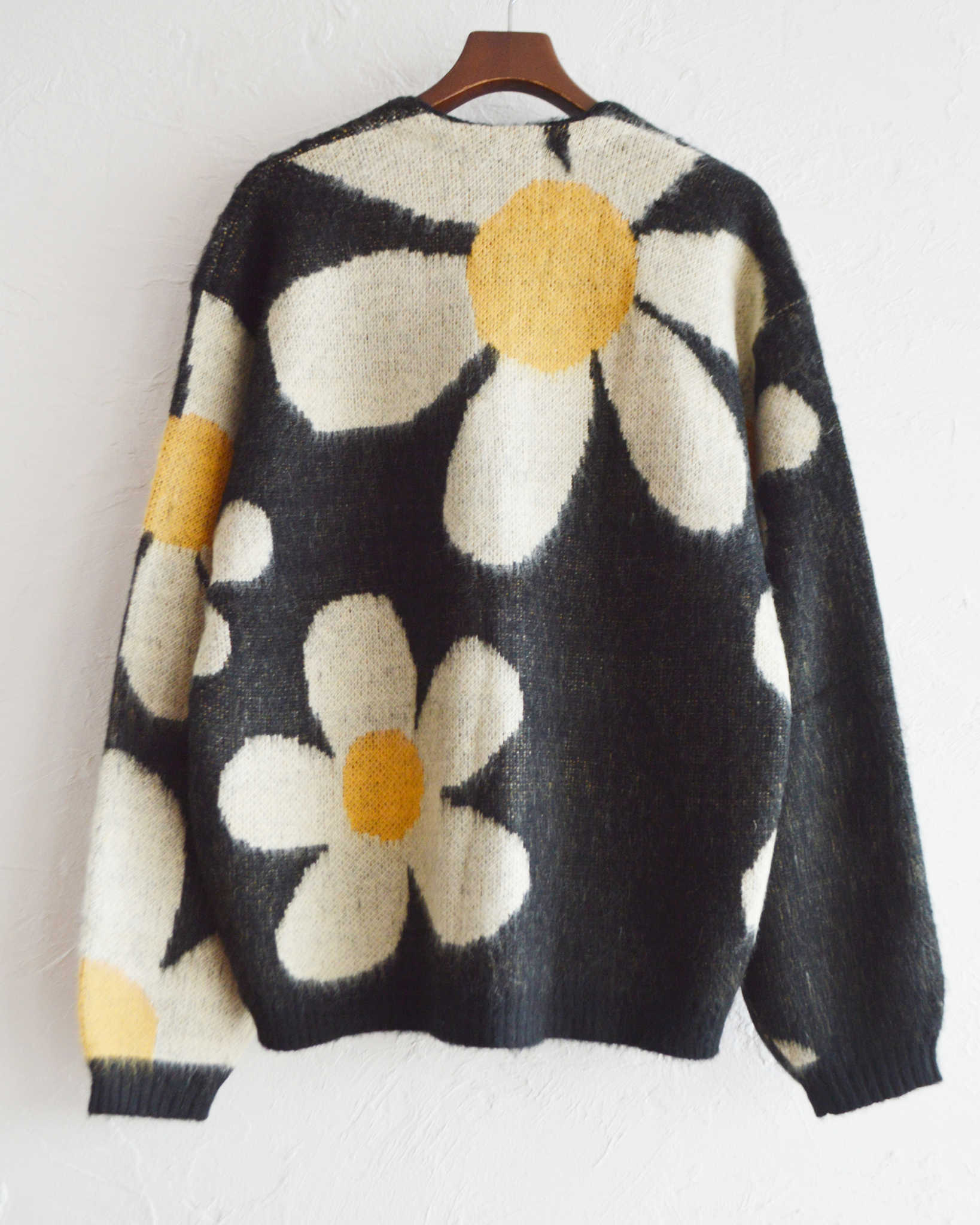 TOWN CRAFT タウンクラフト / SHAGGY VINTAGE PATTERN V CARDIGAN