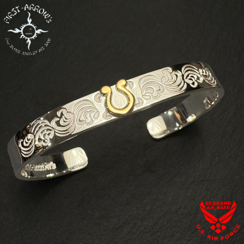 楽天市場】ポイント2倍!!ファーストアローズ K18付 甲丸カラ草彫り