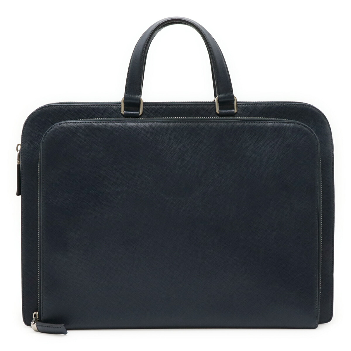 楽天市場】美品 PRADA プラダ 三角ロゴプレート ブラック 黒 シルバー