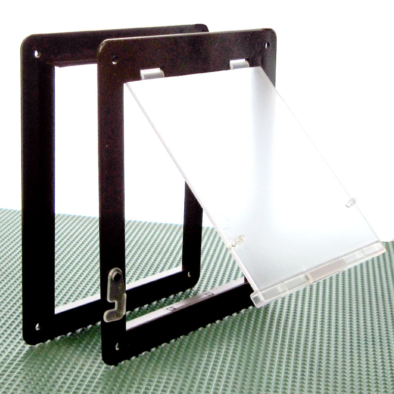 楽天市場】【工事不要サッシ取付用猫ちゃんドア】スチールパネル