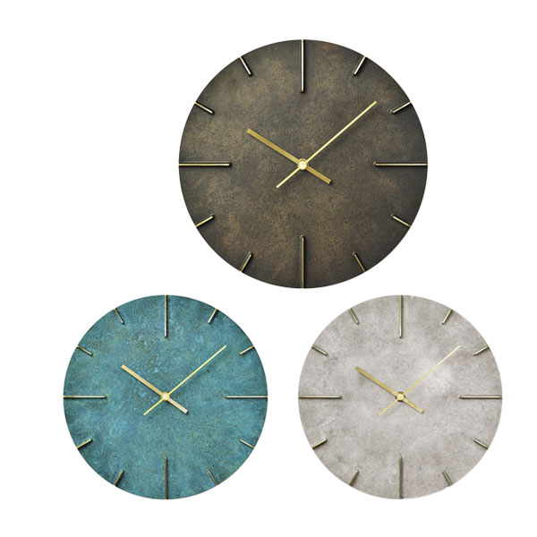 楽天市場】【ミニタオル付き】掛け時計 真鍮鋳物 / Lemnos（レムノス