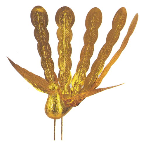 楽天市場】大鳥 鳳凰 神輿用 祭 町内会 自治会 みこし 銅地 金箔押