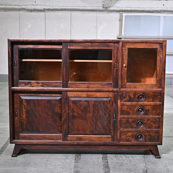 楽天市場】松本民芸家具 47万「A型」食器棚 ミズメザクラ無垢