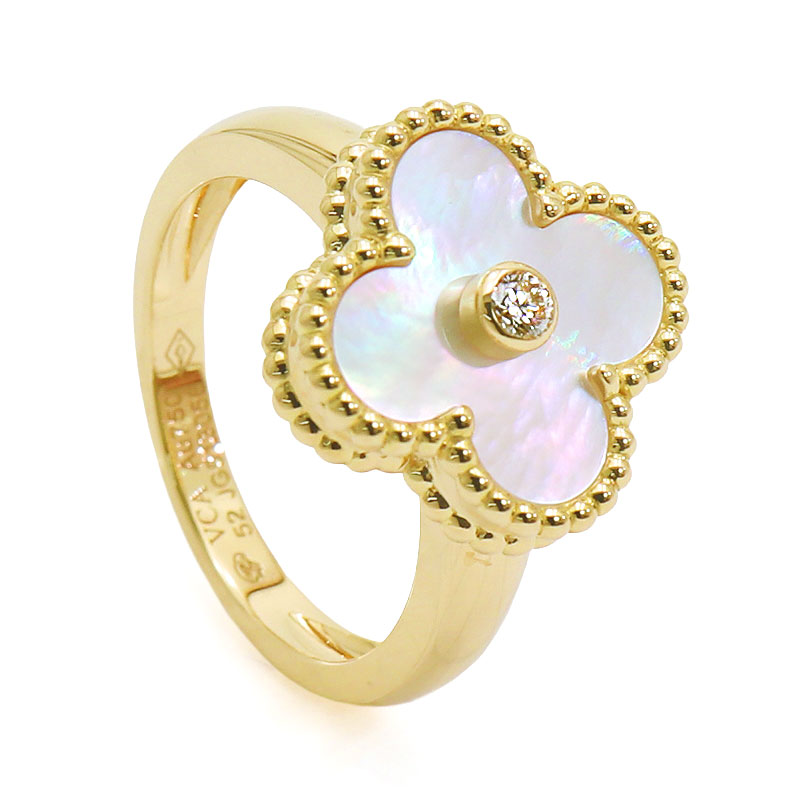 楽天市場】ヴァンクリーフ＆アーペル 指輪 K18WG ダイヤ12P(0.48ct