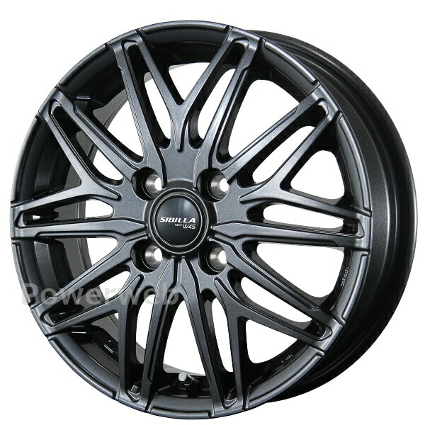 楽天市場】[ホイールのみ単品4本セット] TOPY SIBILLA NEXT W45 14