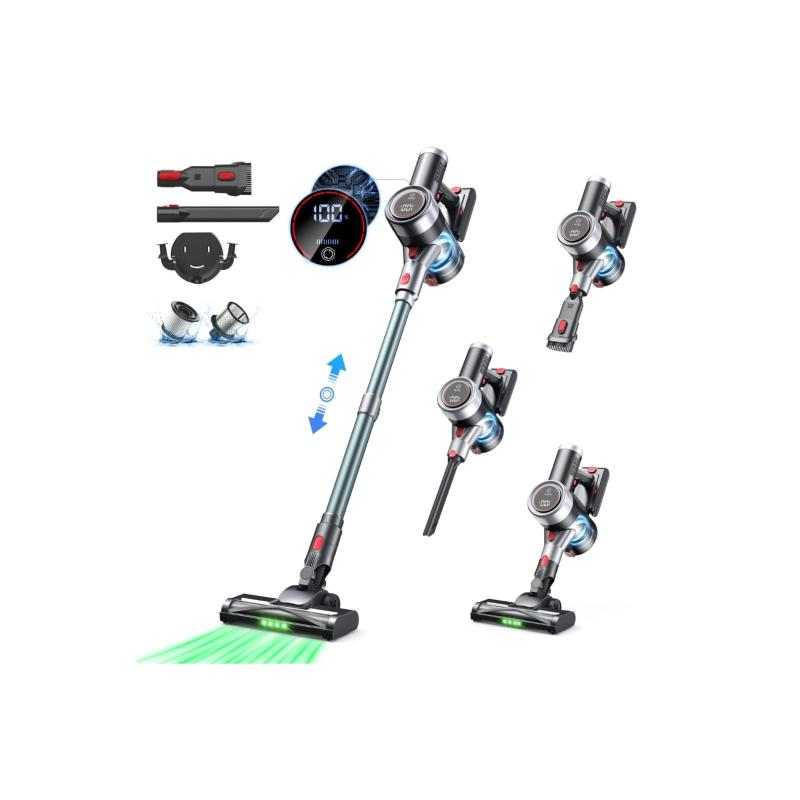 楽天市場】掃除機 コードレス11月新登場！80Kpa超強力吸引・グリーン