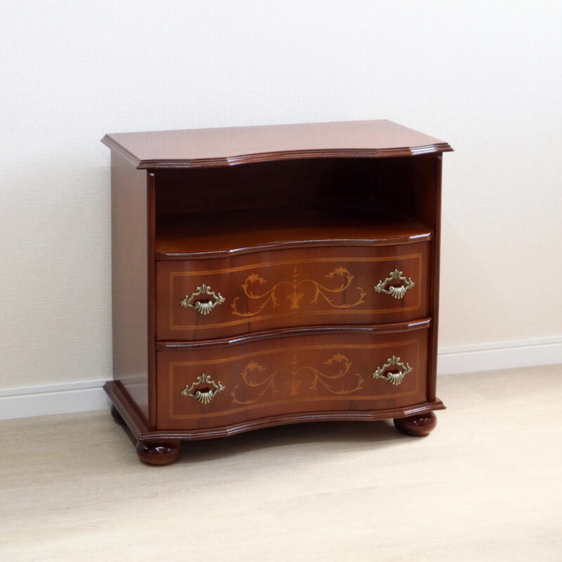 楽天市場】TAROCCO VACCARI ナイトチェストイタリア家具 ブラウン