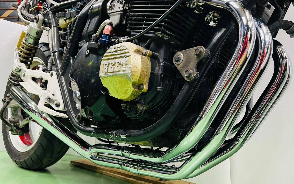 楽天市場】REDSTAGE ゼファー400 猪武者ブレット管 第二章 鉄素地 無地