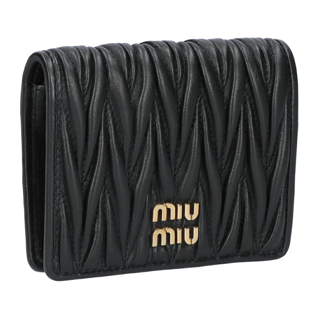 楽天市場】MiuMiu ミュウミュウ 三つ折り財布 マテラッセ MATELASSE