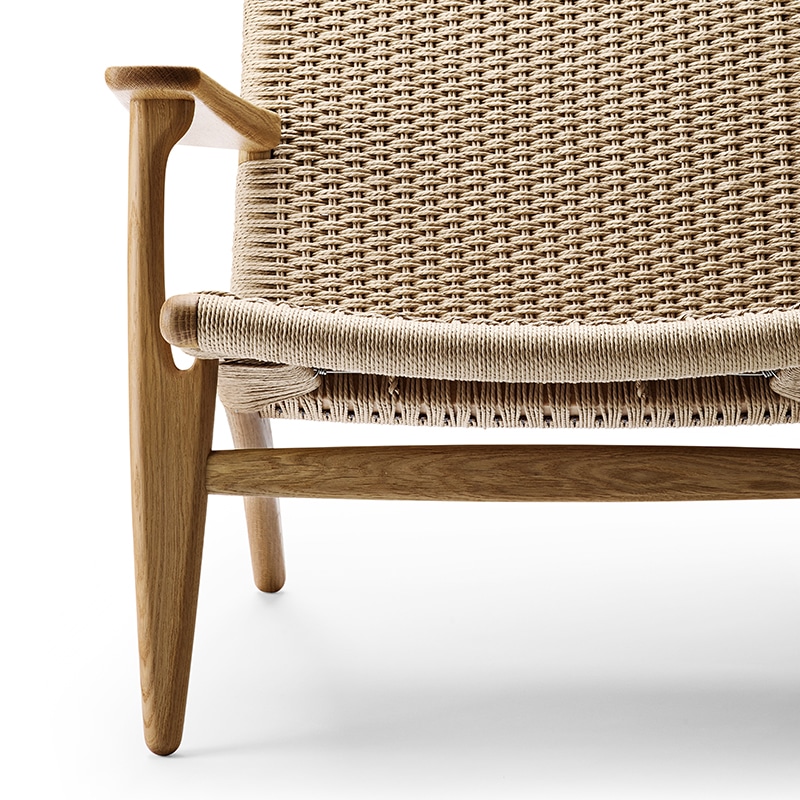 CH25 ラウンジチェア (樹種 / 塗装オーク材：ソープ仕上げ ペーパー