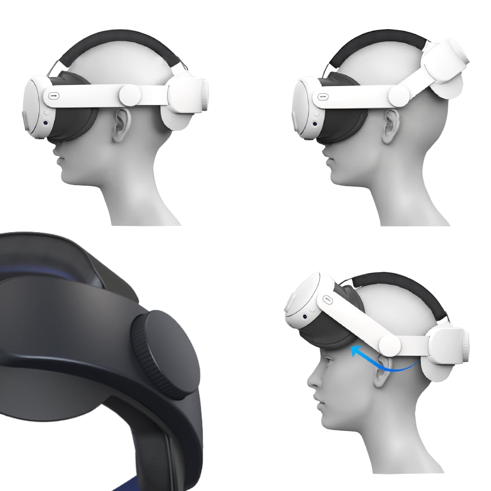 HMD ダイヤルストラップ for Meta Quest 3 / 3S | Eliteストラップ
