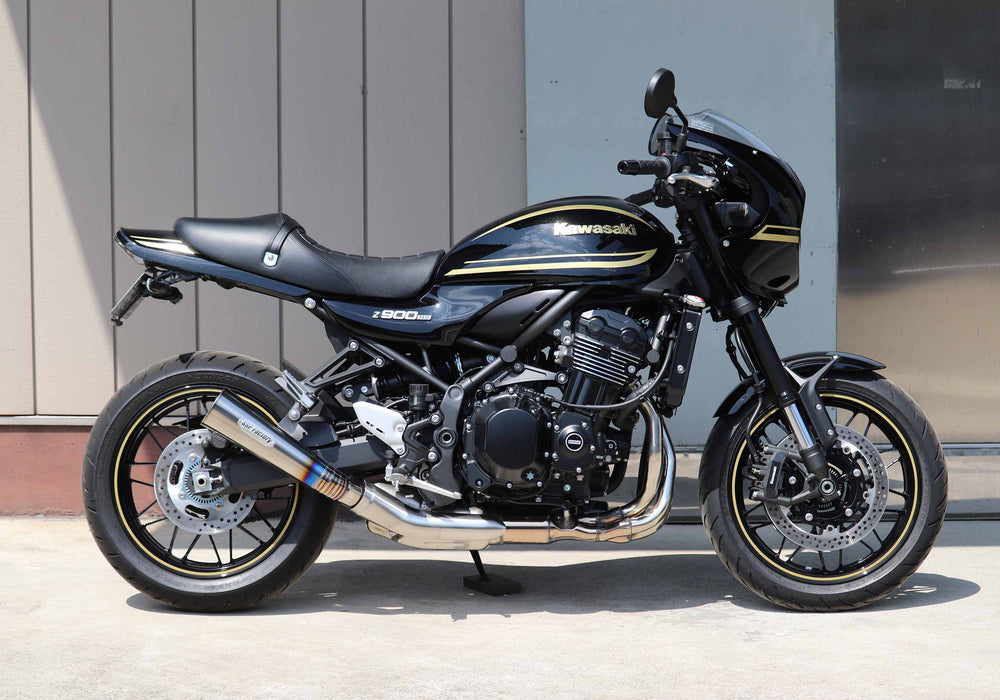Z900RS用 スリップオン ポリッシュチタン メガホンサイレンサー — SSP