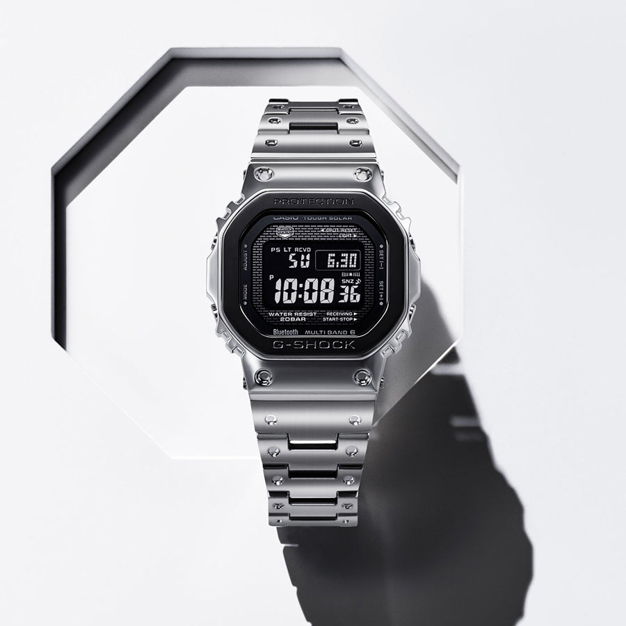 G-SHOCK フルメタル ブラックベゼル GMW-B5000BT-1JF メンズ 電波