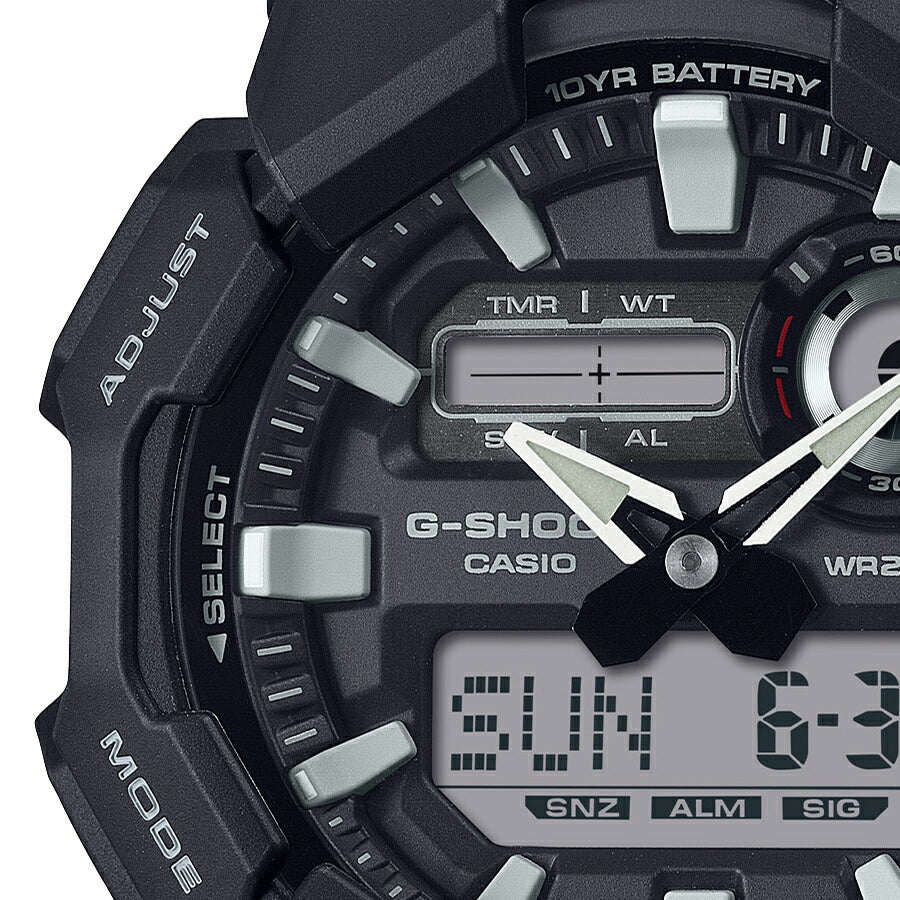 G-SHOCK 10年バッテリー GA-010-1AJF メンズ 電池式 アナデジ ラウンド