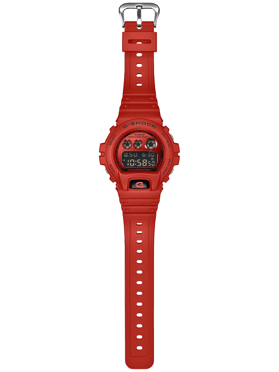G-SHOCK アイコニック スタイルズ レッド ブラックアクセント DW