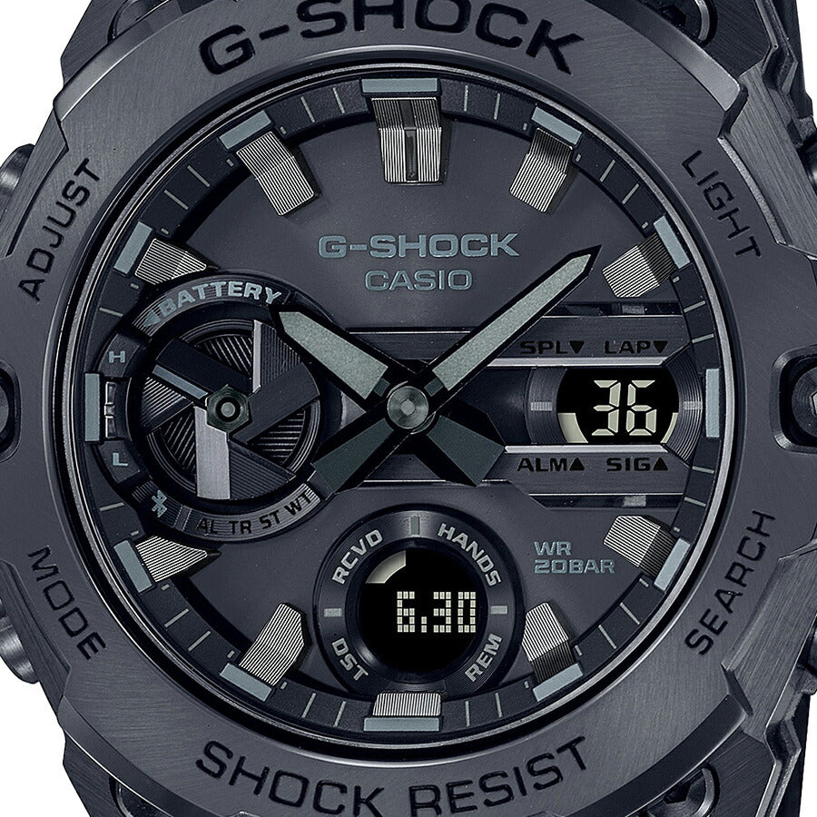G-SHOCK G-STEEL GST-B400BB-1AJF メンズ ソーラー Bluetooth アナデジ