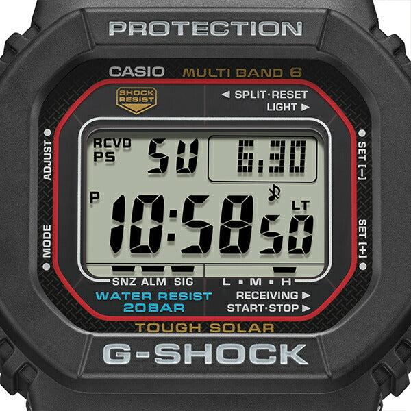 G-SHOCK GW-M5610U-1JF メンズ 電波ソーラー デジタル 樹脂バンド