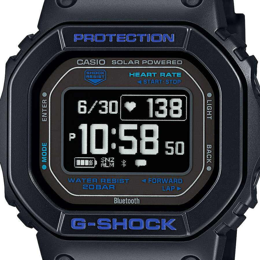 G-SHOCK G-SQUAD 心拍計測 血中酸素レベル計測 DW-H5600-1A2JR メンズ